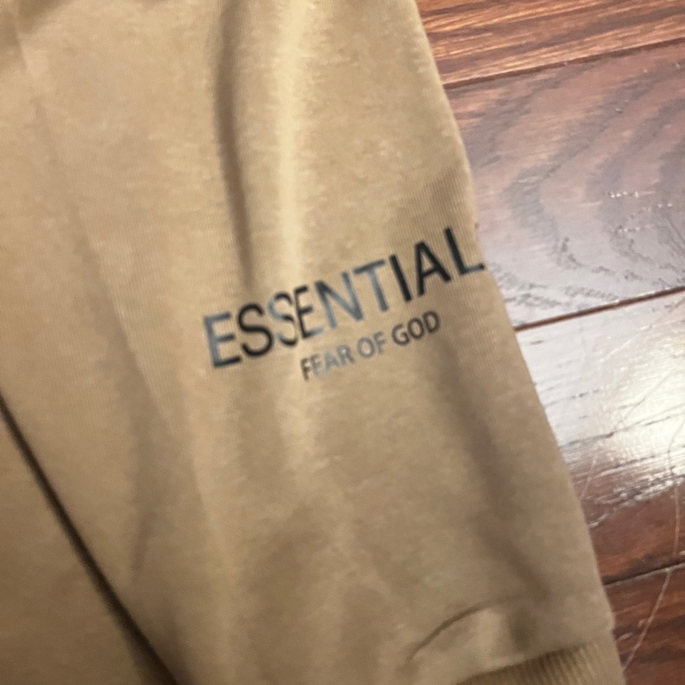 Fear of God Essentials Hoodie Mens In Brown Size Medium - Picture 6 of 11